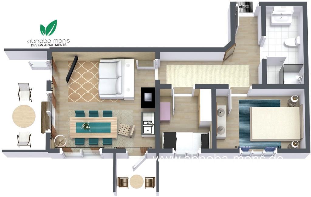 Abnoba Mons Design Apartment 렌즈키르흐 외부 사진